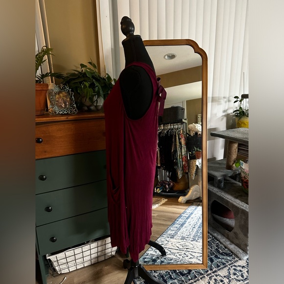 Trixxi Sleeveless Bow Tie Back Tunic with Pockets Medium - Picture 7 of 13